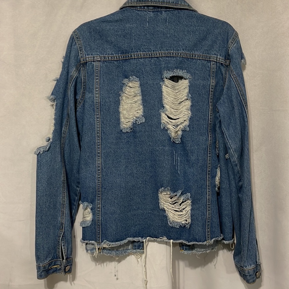 DISTRESSED JACKET - Picture 2 of 10